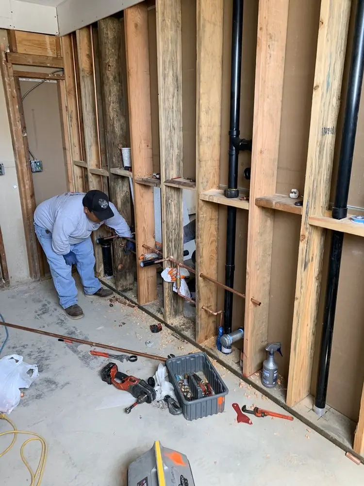 Commercial rough-in plumbing for Water Heater Replacement in Meadows Park